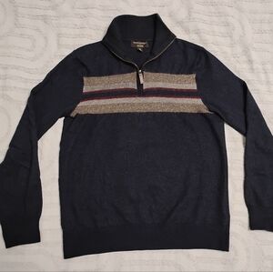 Men's Banana Republic Merino Wool Zip Up Sweater Size S/M